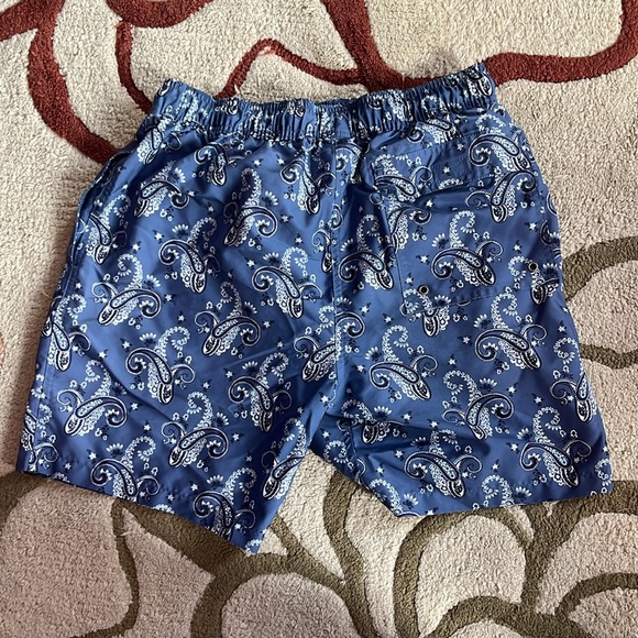 brooks brothers blue swim trunks - Picture 2 of 3